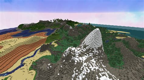 New World Continant Minecraft Map.